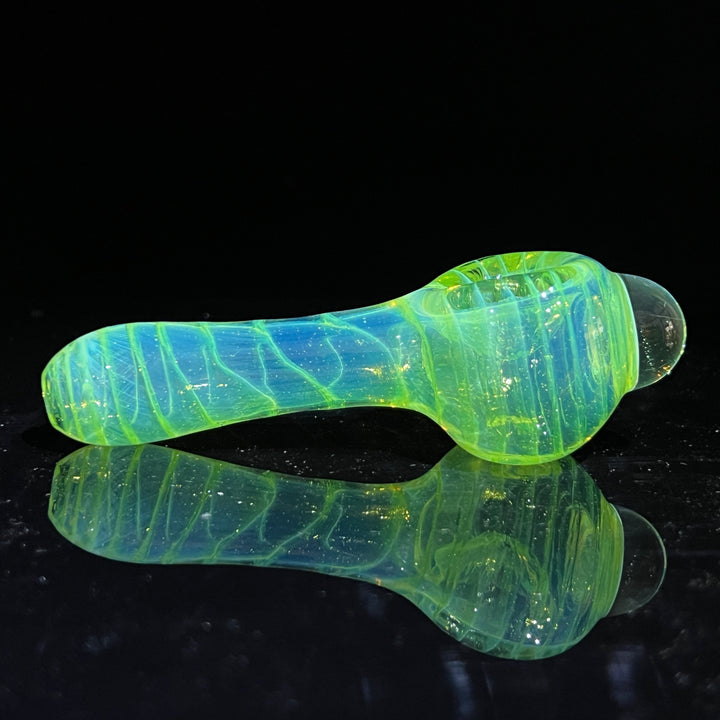 Sylme Green Coil Glass Pipe Glass Pipe Schutz Glass   