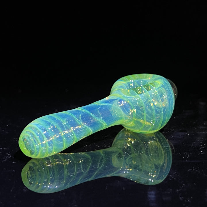 Sylme Green Coil Glass Pipe Glass Pipe Schutz Glass   