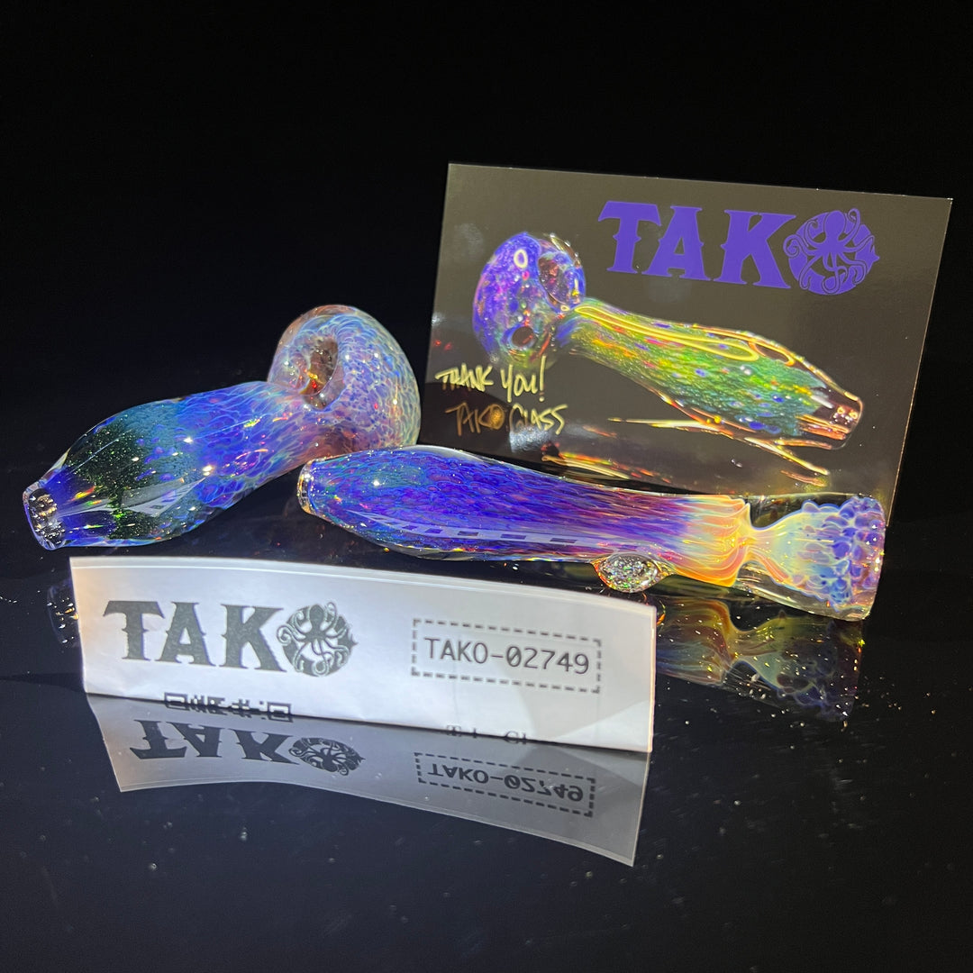 Purple Seaweed Combo Glass Pipe Tako Glass   