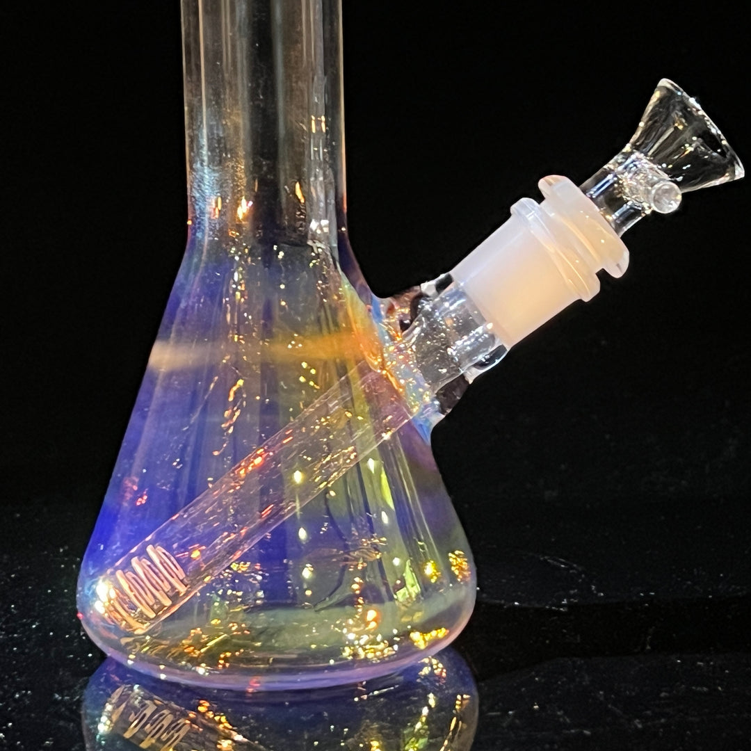 8" Raven Beaker Bong Glass Pipe Solid Glass   