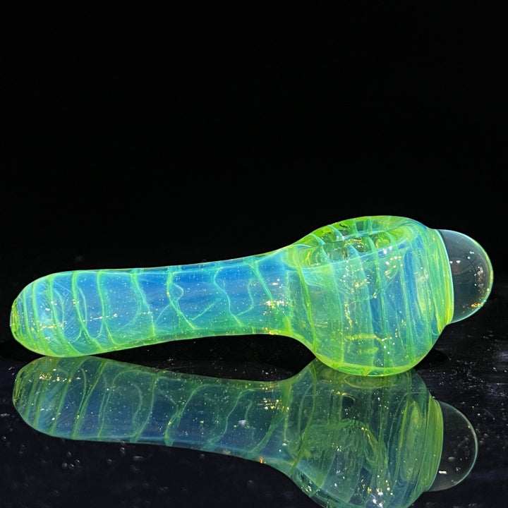 Sylme Green Coil Glass Pipe Glass Pipe Schutz Glass   