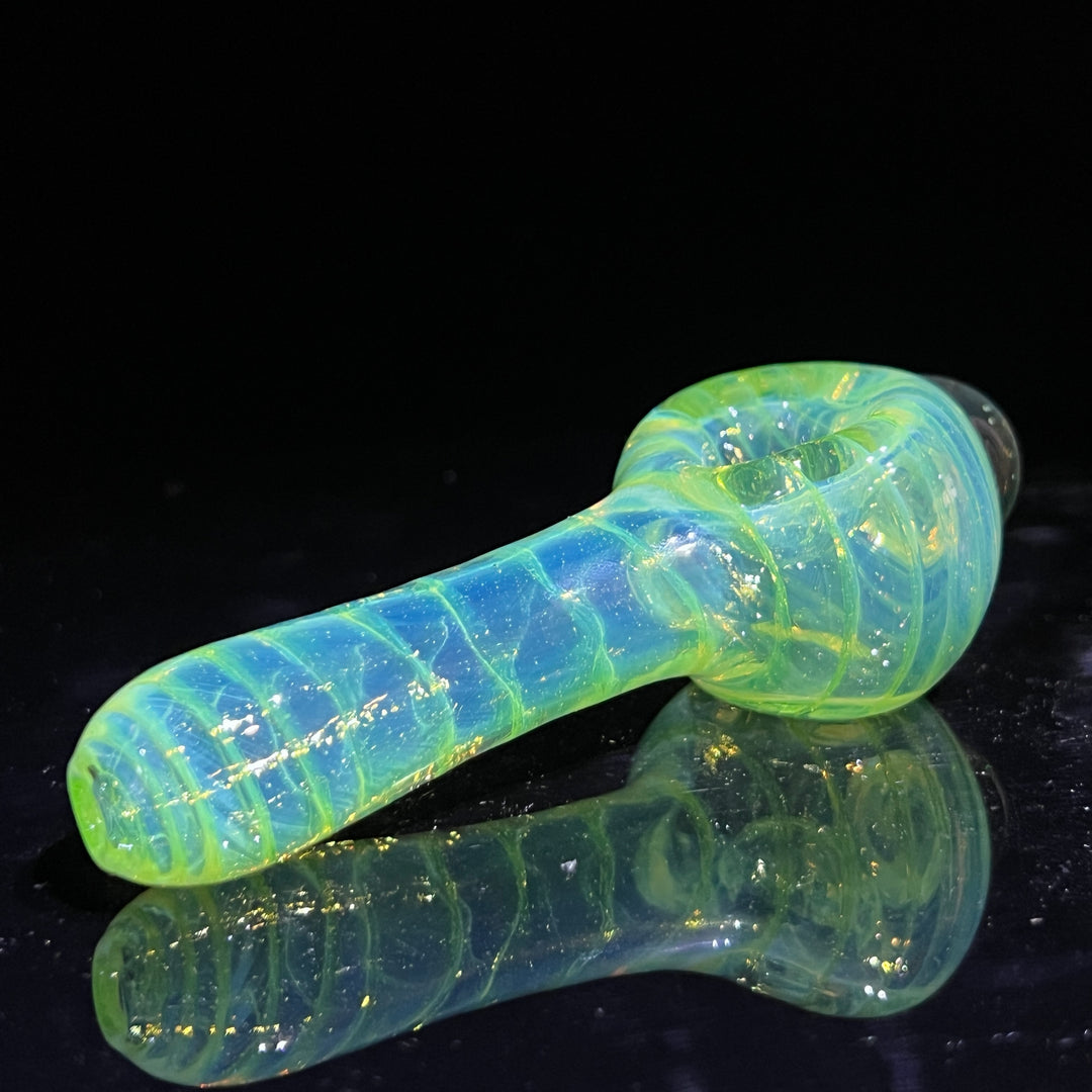 Sylme Green Coil Glass Pipe Glass Pipe Schutz Glass   