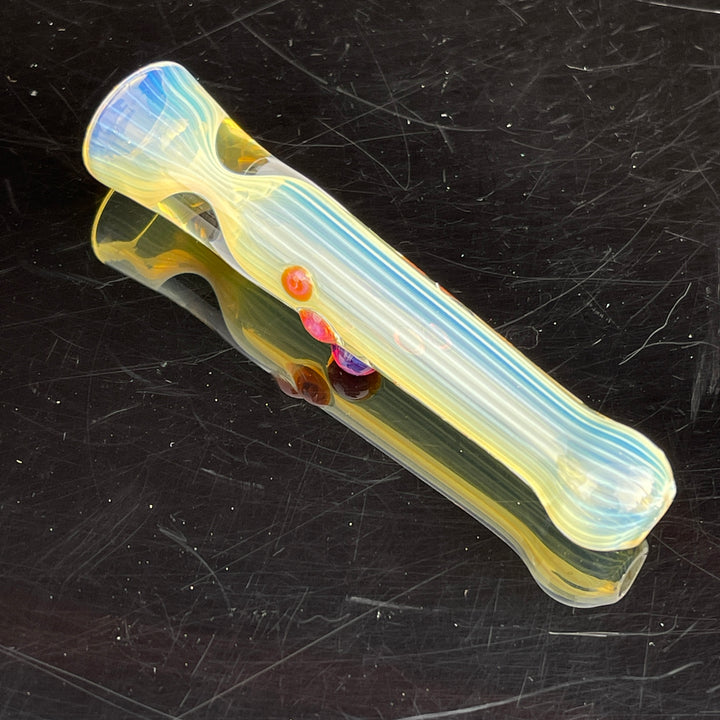 Comtrex Silver Fume Chillum 3 Glass Pipe Schutz Glass   