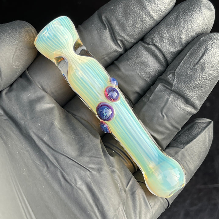 Comtrex Silver Fume Chillum 4 Glass Pipe Schutz Glass   