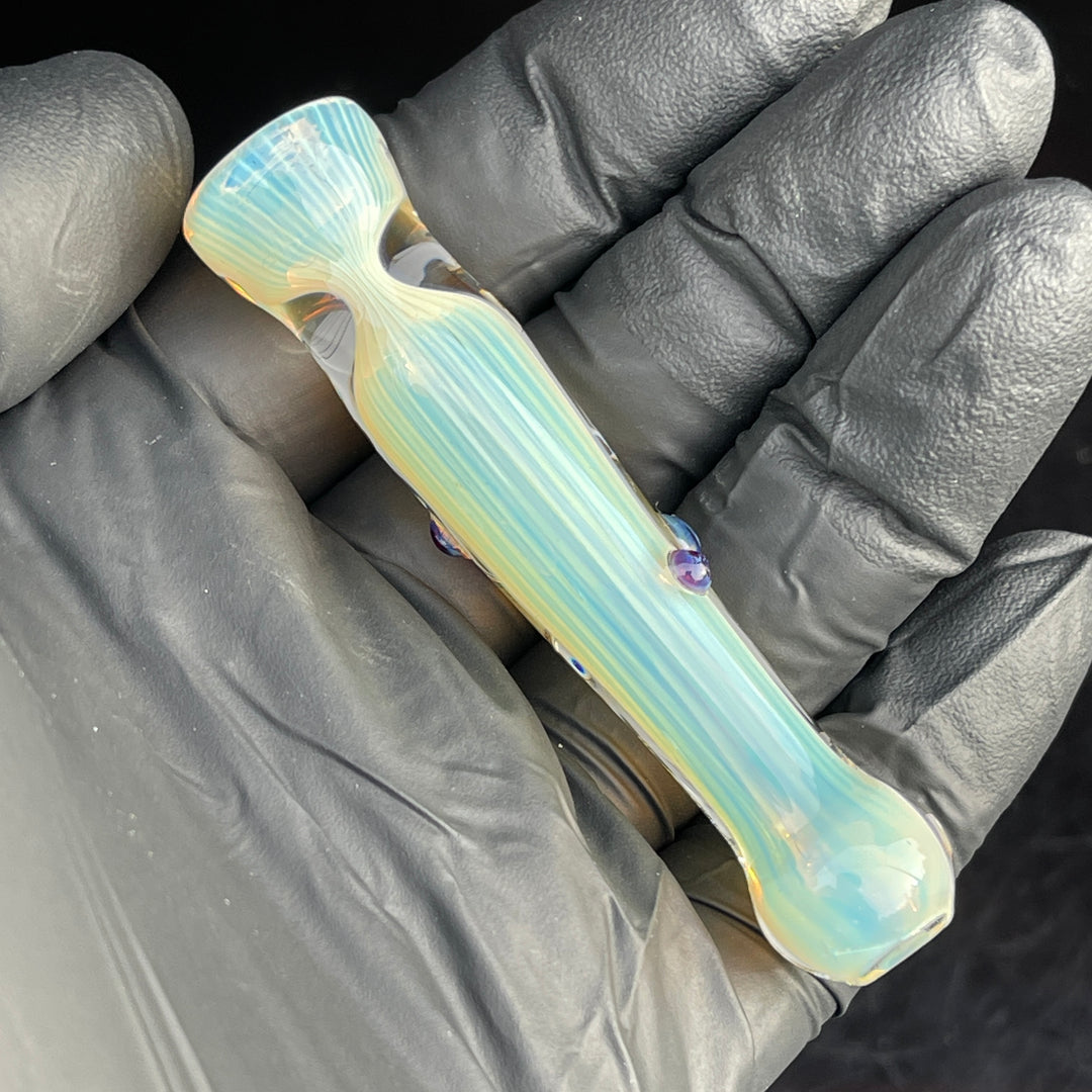 Comtrex Silver Fume Chillum 4 Glass Pipe Schutz Glass   