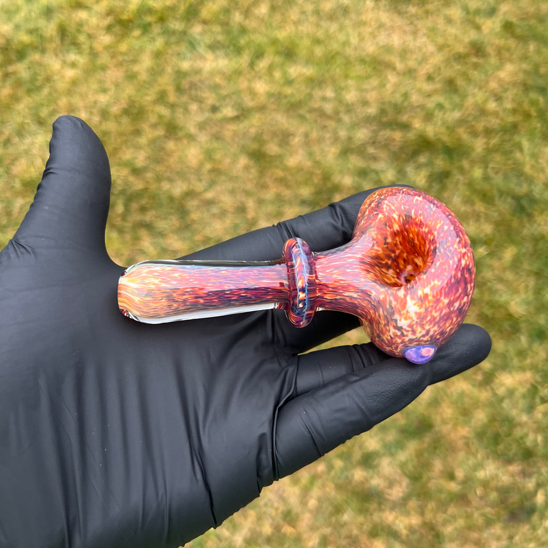 Thick Striking Purple Pipe Glass Pipe Chuck Glass