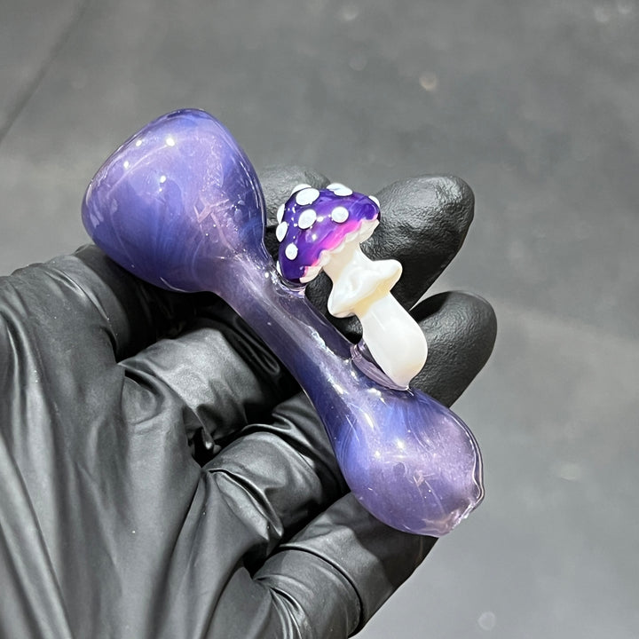 Mushroom Chillum Glass Pipe Beezy Glass