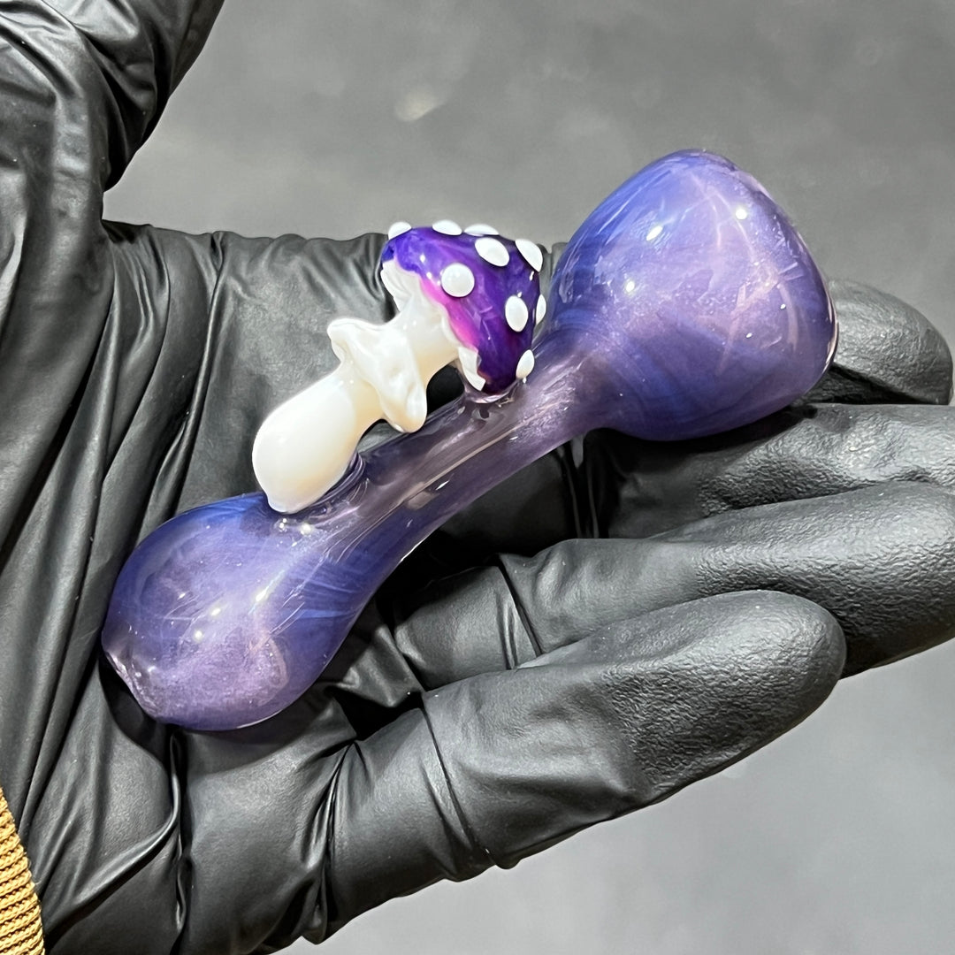 Mushroom Chillum Glass Pipe Beezy Glass