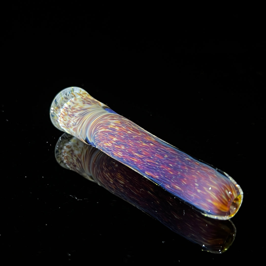 Thick Striking Purple Chillum Glass Pipe Chuck Glass