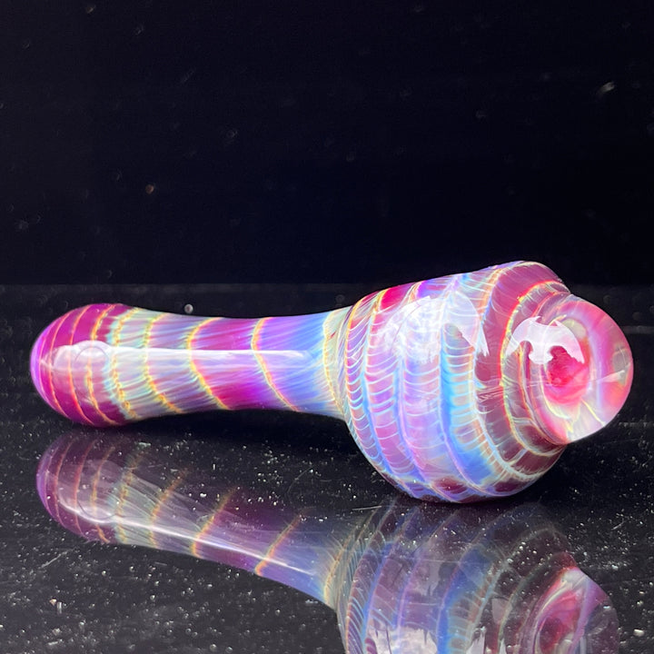 Mulberry Purple Coil Glass Pipe Glass Pipe Schutz Glass   