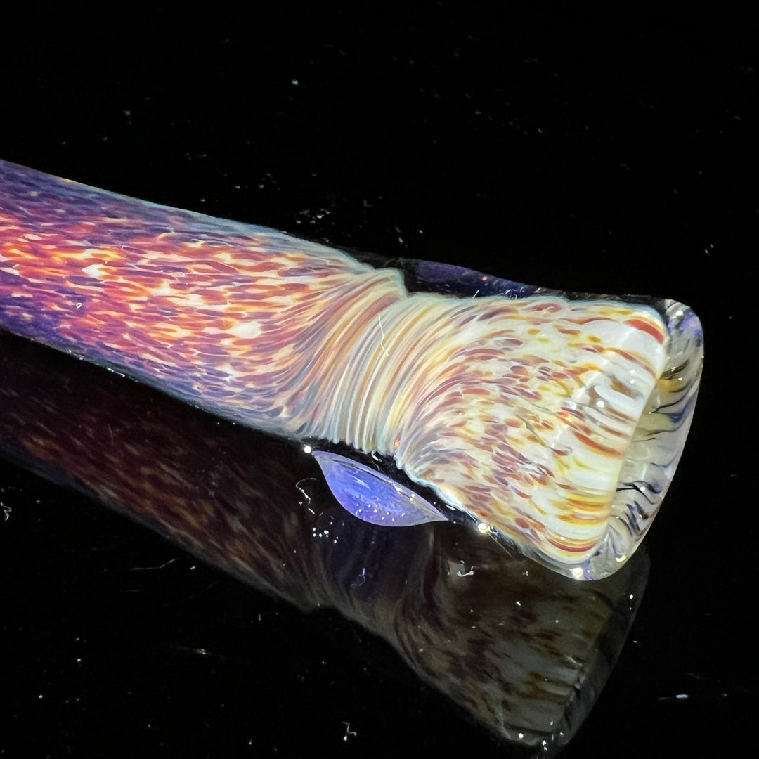 Thick Striking Purple Chillum Glass Pipe Chuck Glass