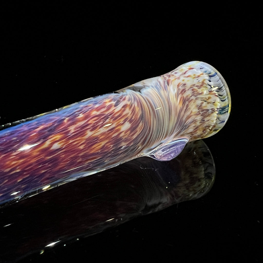 Thick Striking Purple Chillum Glass Pipe Chuck Glass