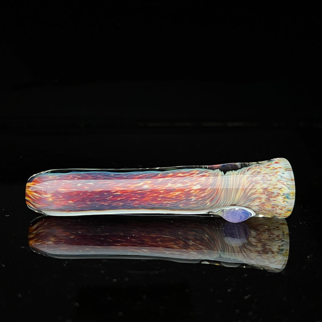 Thick Striking Purple Chillum Glass Pipe Chuck Glass