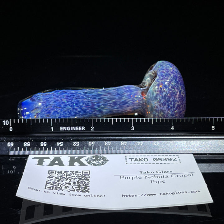 Purple Nebula Star Dust Pipe Glass Pipe Tako Glass   