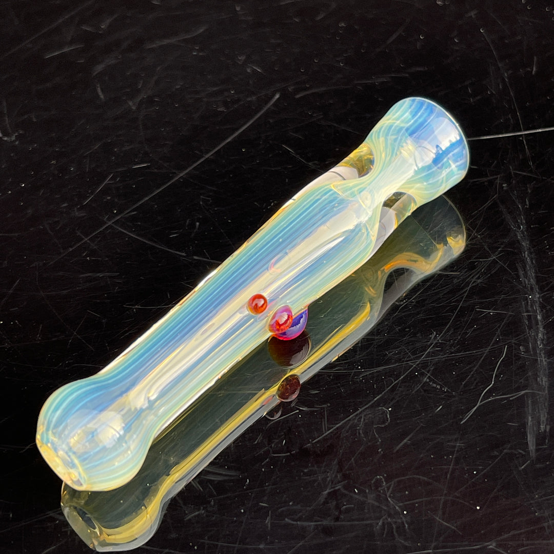 Comtrex Silver Fume Chillum 5 Glass Pipe Schutz Glass   