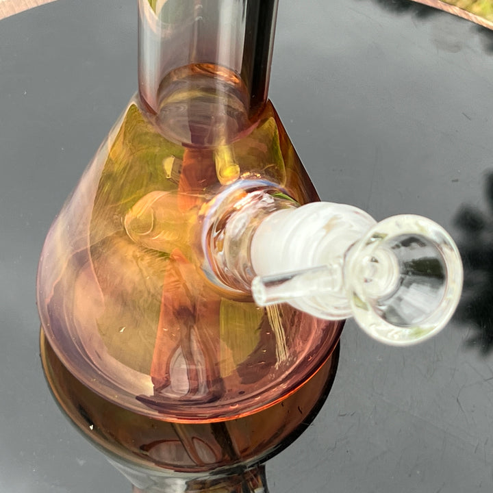 8" Raven Beaker Bong Glass Pipe Solid Glass   