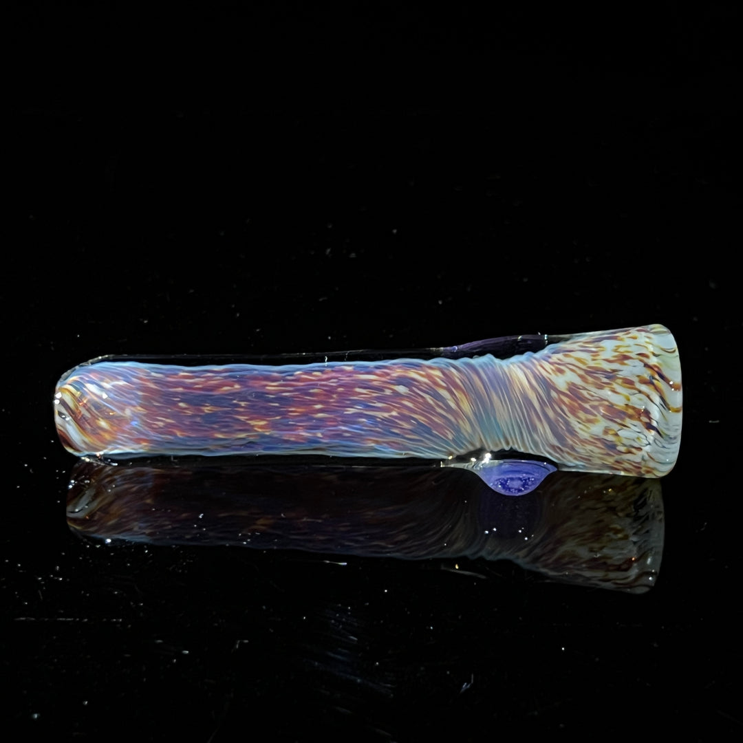 Thick Striking Purple Chillum Glass Pipe Chuck Glass