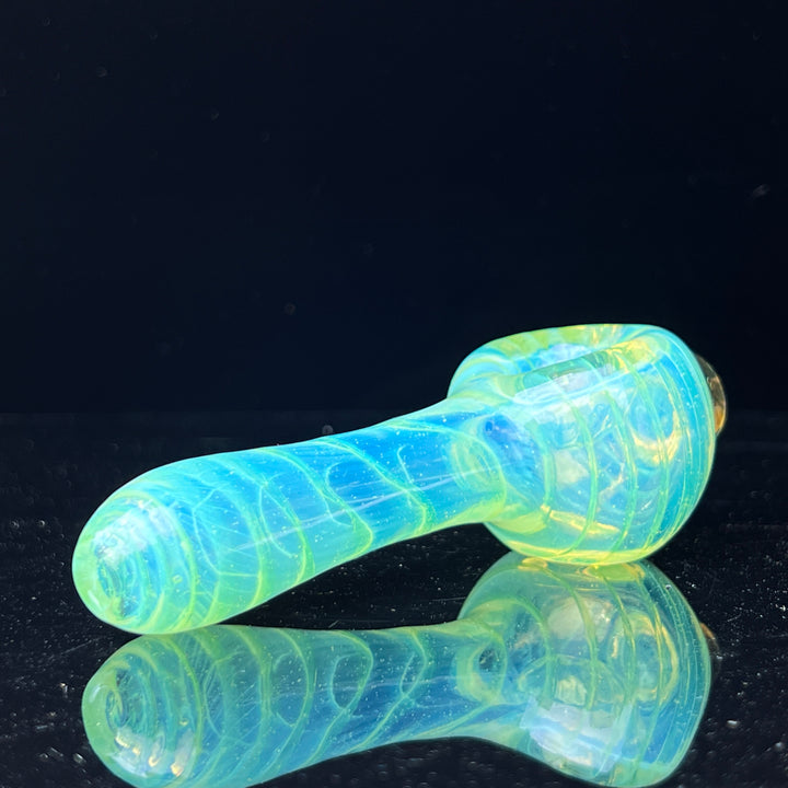 Sylme Green Coil Glass Pipe Glass Pipe Schutz Glass   