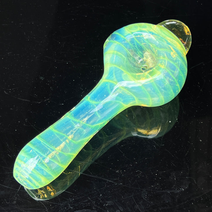 Sylme Green Coil Glass Pipe Glass Pipe Schutz Glass   