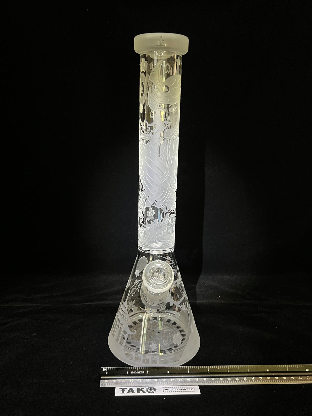 Femme Samurai 16" Clear Glass Beaker Bong Glass Pipe Multiverse   