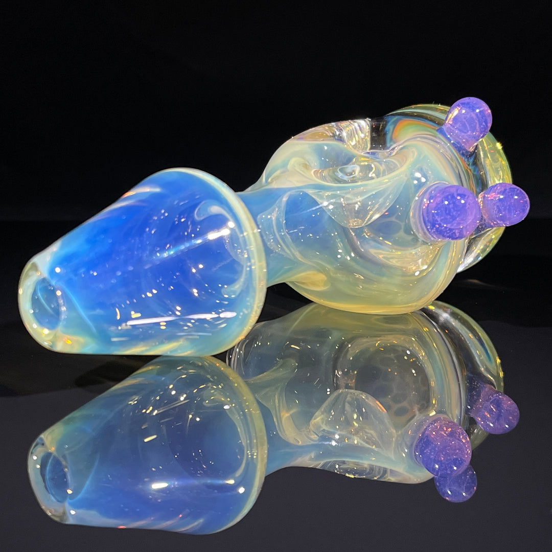 Fumed Honeycomb Spoon Glass Pipe Catfish Glass