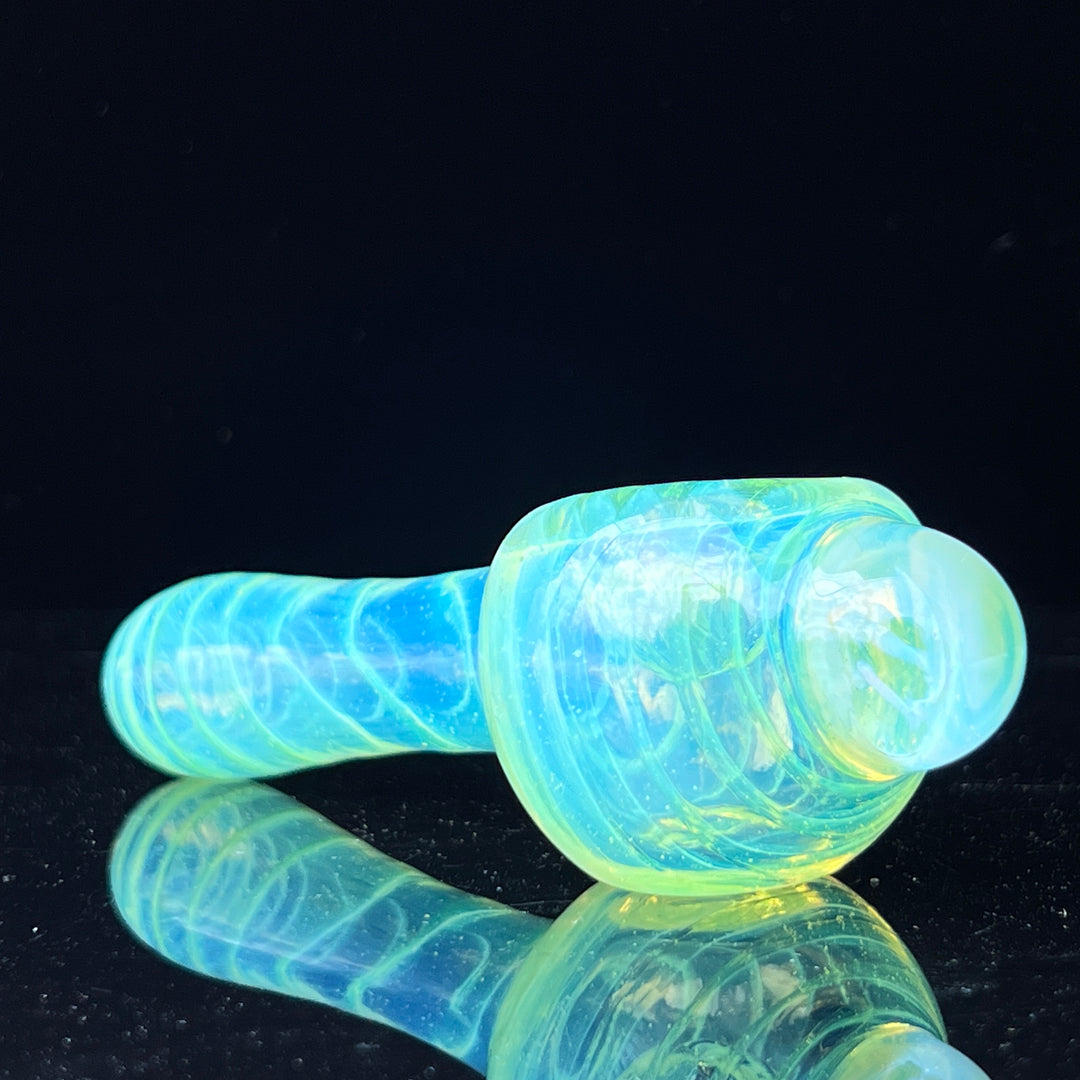 Sylme Green Coil Glass Pipe Glass Pipe Schutz Glass   