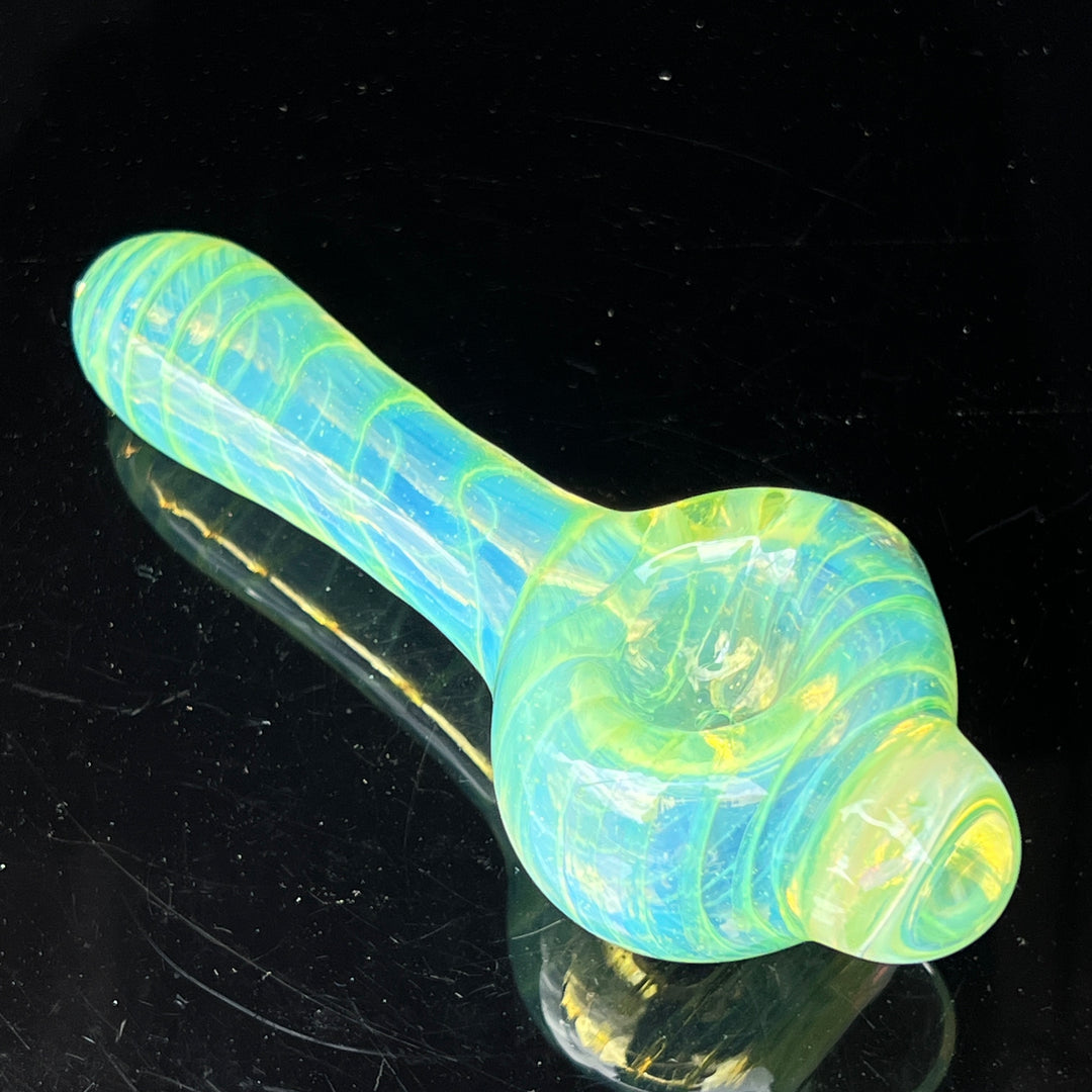 Sylme Green Coil Glass Pipe Glass Pipe Schutz Glass   