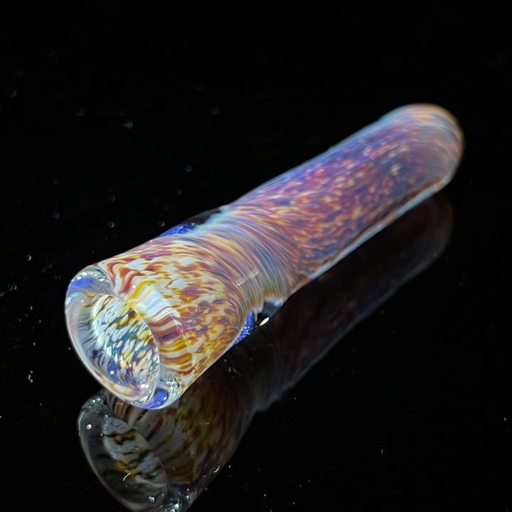 Thick Striking Purple Chillum Glass Pipe Chuck Glass