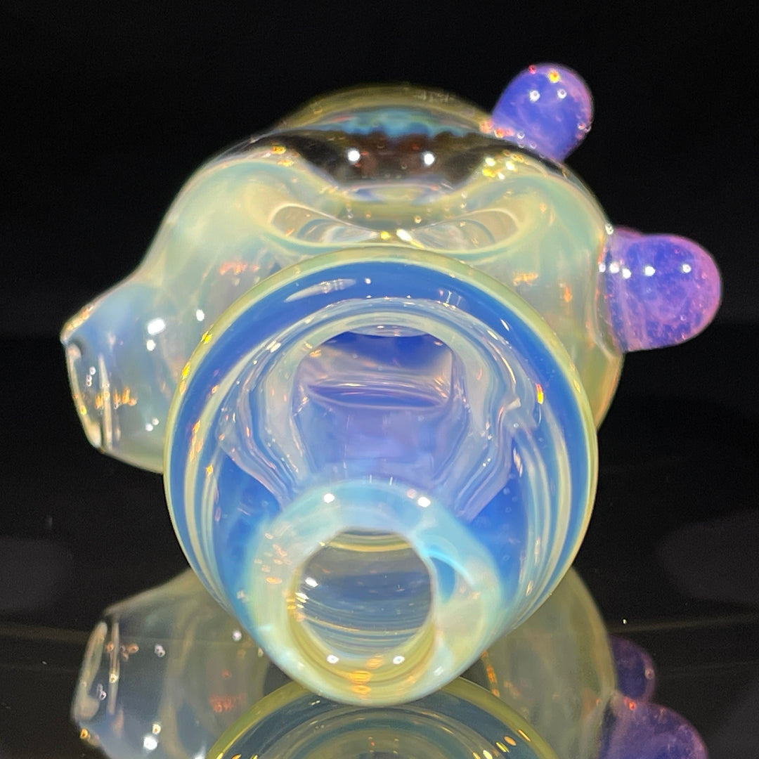 Fumed Honeycomb Spoon Glass Pipe Catfish Glass