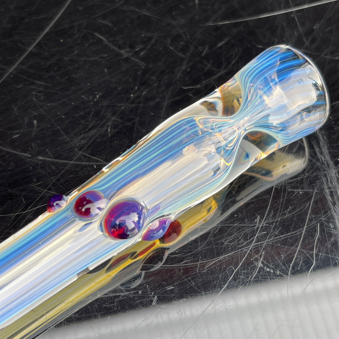 Comtrex Silver Fume Chillum 6 Glass Pipe Schutz Glass   