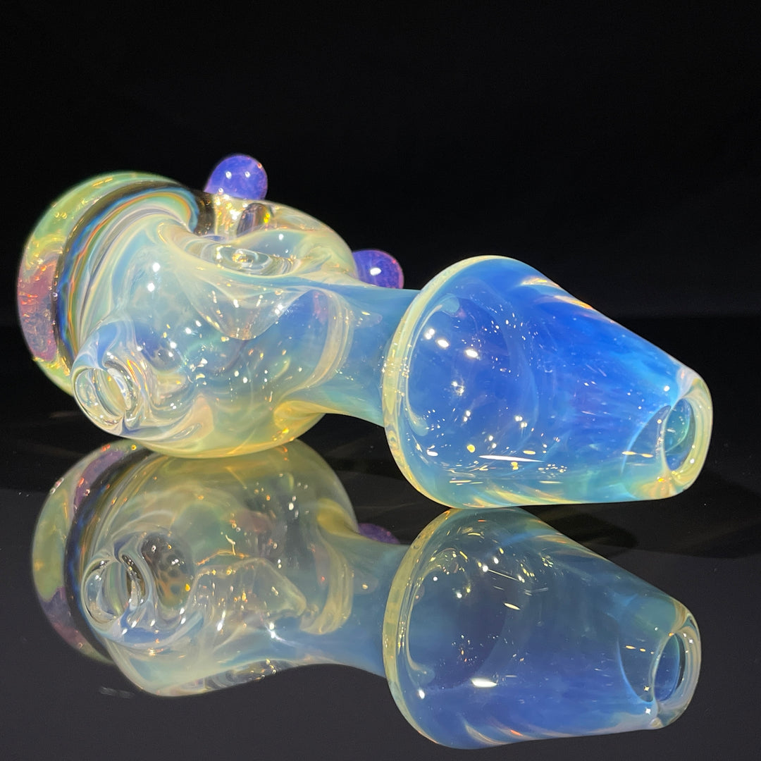 Fumed Honeycomb Spoon Glass Pipe Catfish Glass