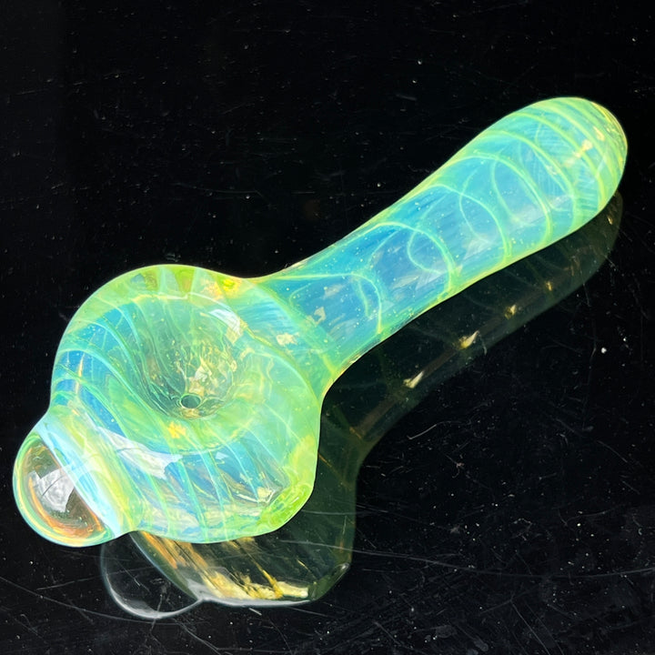 Sylme Green Coil Glass Pipe Glass Pipe Schutz Glass   