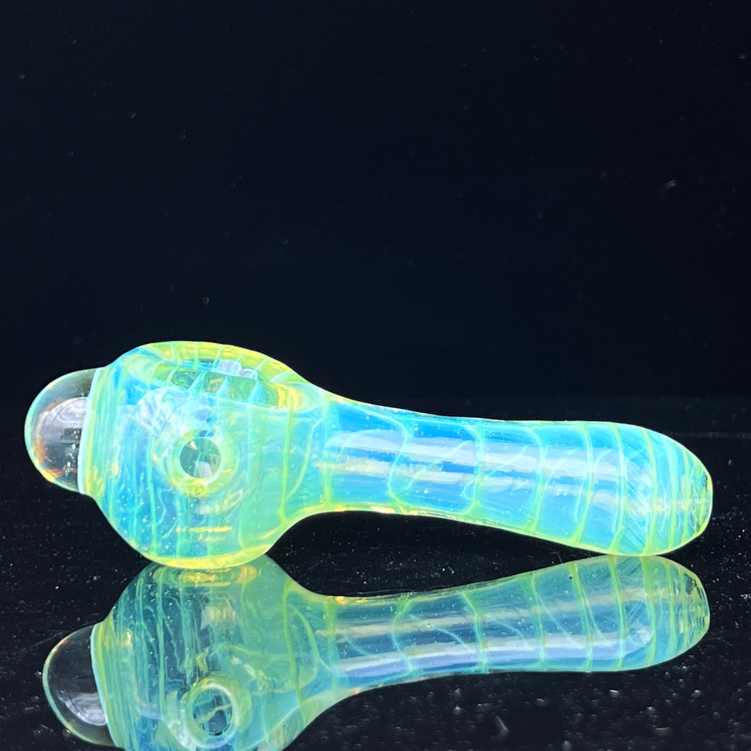 Sylme Green Coil Glass Pipe Glass Pipe Schutz Glass   