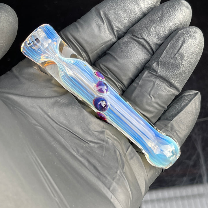 Comtrex Silver Fume Chillum 6 Glass Pipe Schutz Glass   