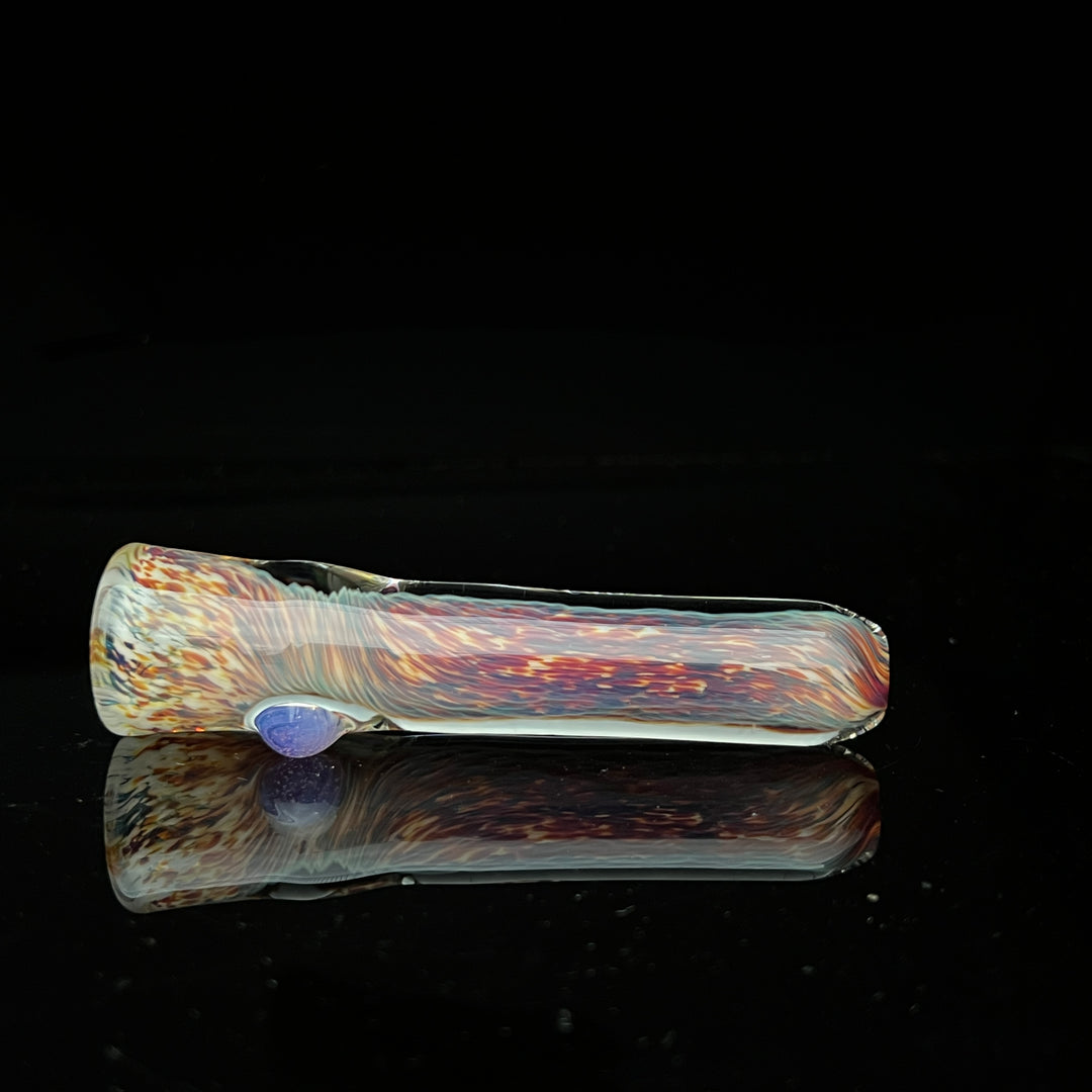 Thick Striking Purple Chillum Glass Pipe Chuck Glass