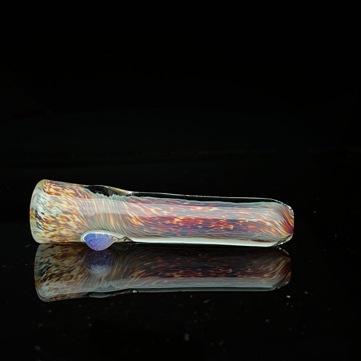 Thick Striking Purple Chillum Glass Pipe Chuck Glass