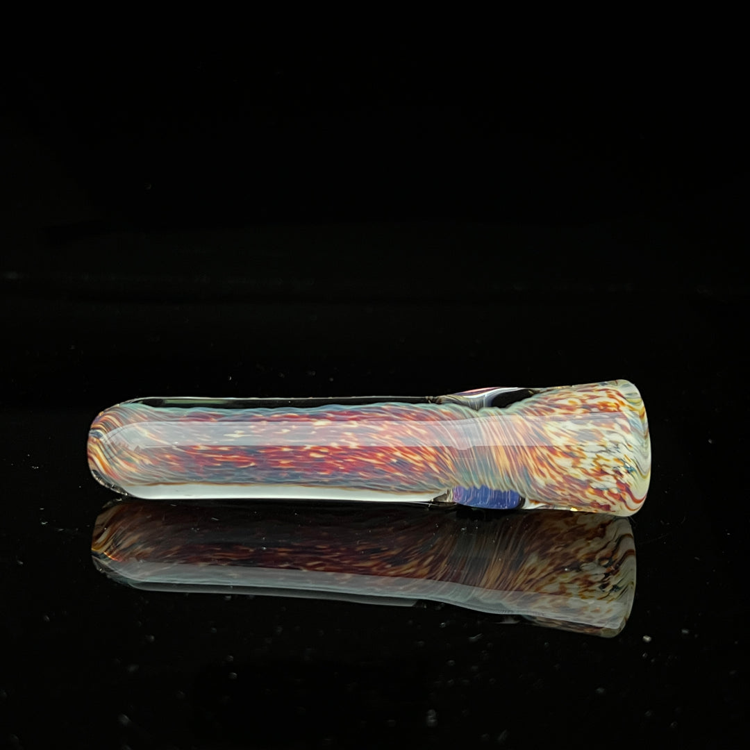 Thick Striking Purple Chillum Glass Pipe Chuck Glass