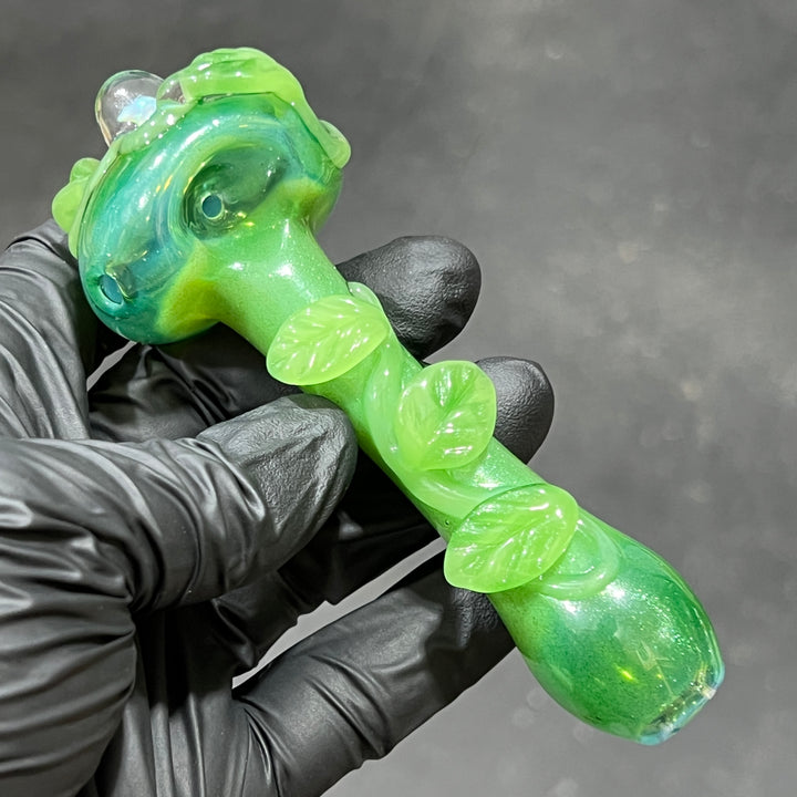 Creeping Vine Opal Pipe Glass Pipe Beezy Glass