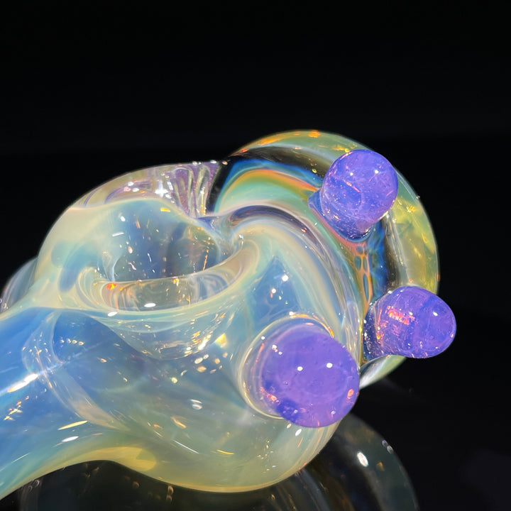 Fumed Honeycomb Spoon Glass Pipe Catfish Glass