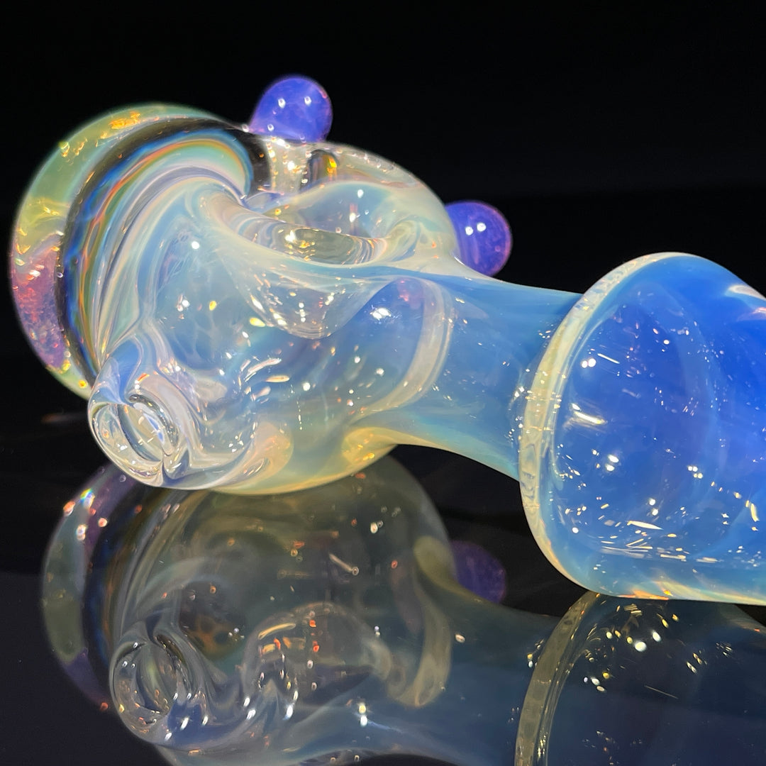 Fumed Honeycomb Spoon Glass Pipe Catfish Glass