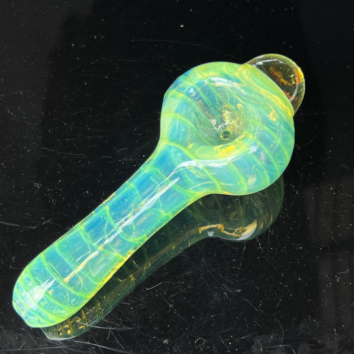 Sylme Green Coil Glass Pipe Glass Pipe Schutz Glass   