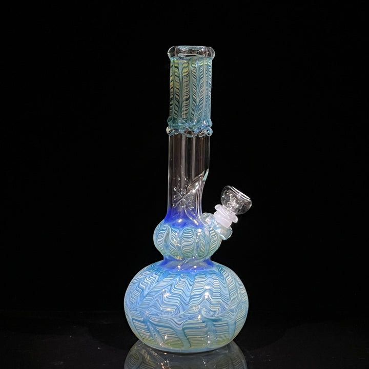 11" Double Bubble Color Rake Bong Glass Pipe Mary Jane's Glass   