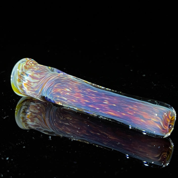 Thick Striking Purple Chillum Glass Pipe Chuck Glass