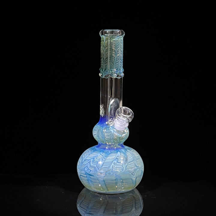 11" Double Bubble Color Rake Bong Glass Pipe Mary Jane's Glass   