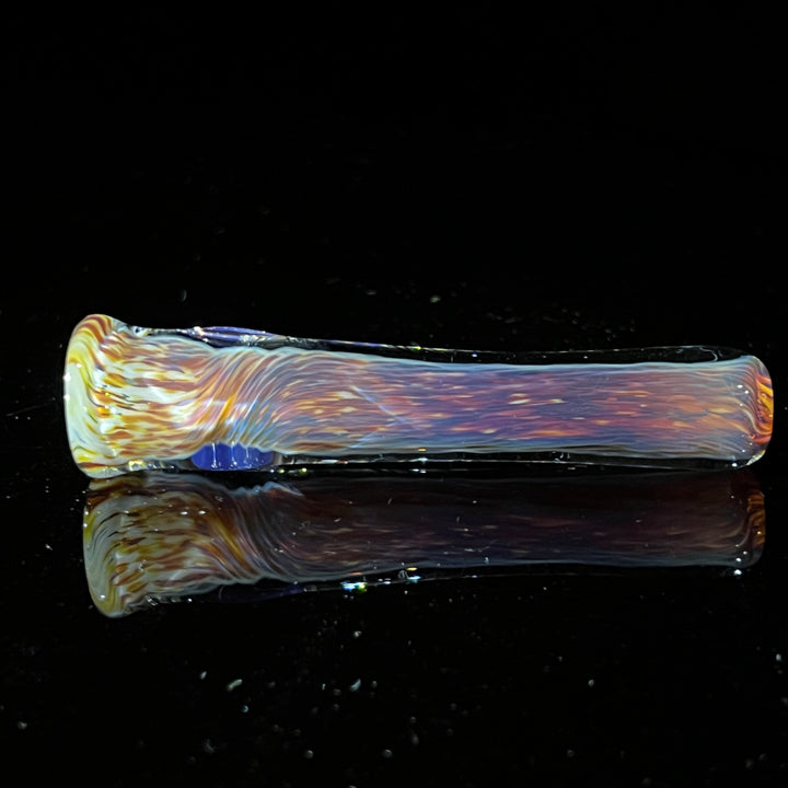 Thick Striking Purple Chillum Glass Pipe Chuck Glass