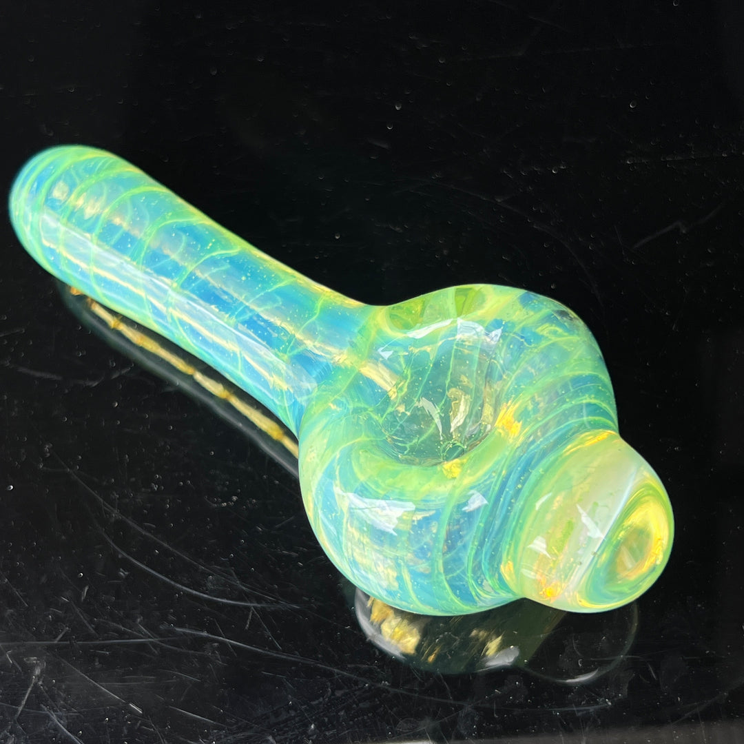 Sylme Green Coil Glass Pipe Glass Pipe Schutz Glass   