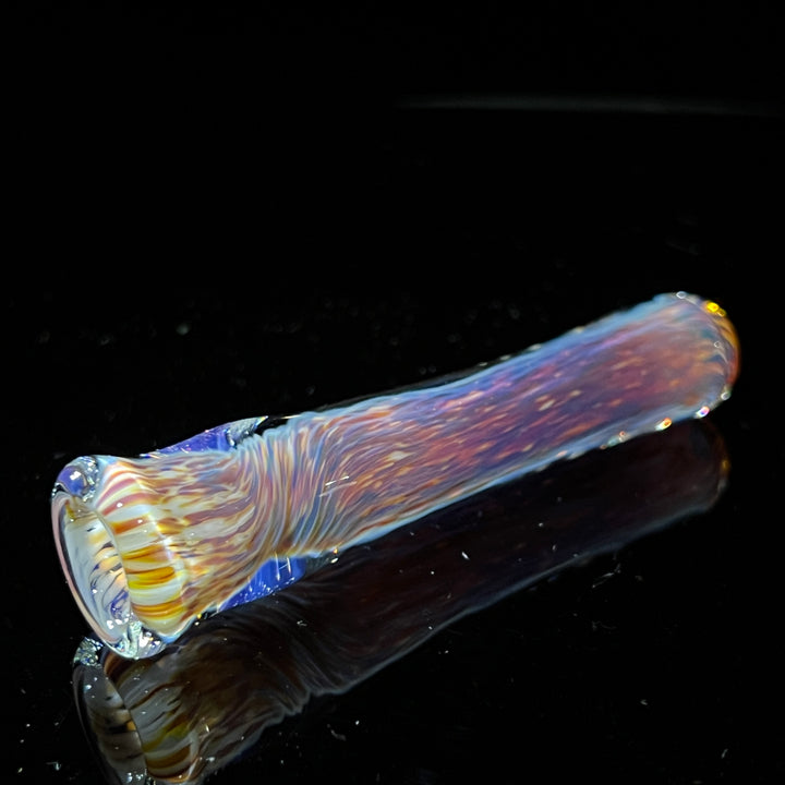 Thick Striking Purple Chillum Glass Pipe Chuck Glass