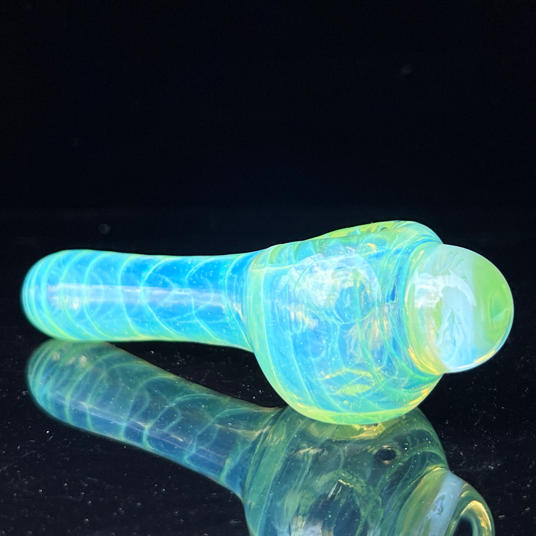 Sylme Green Coil Glass Pipe Glass Pipe Schutz Glass   