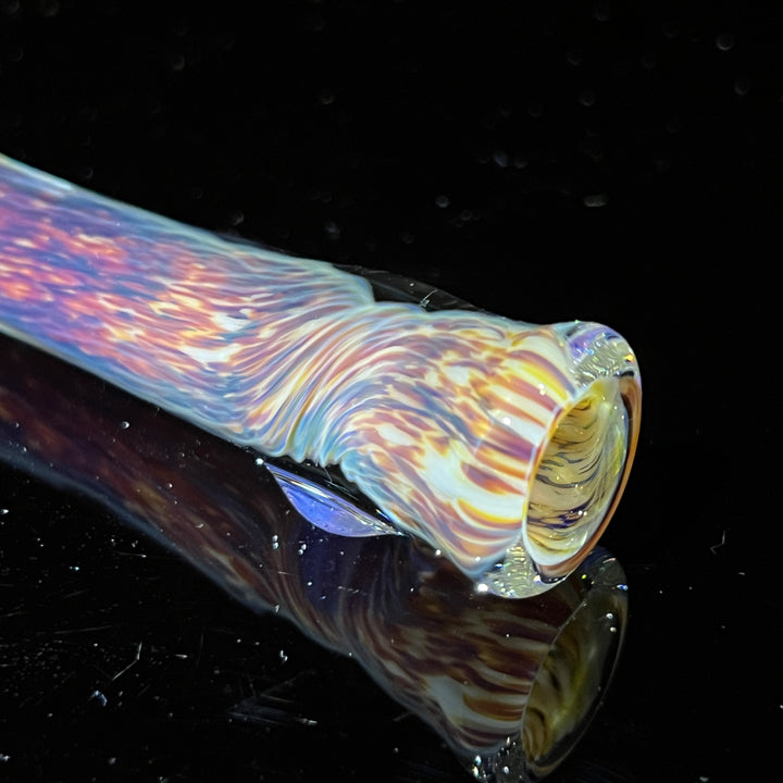 Thick Striking Purple Chillum Glass Pipe Chuck Glass