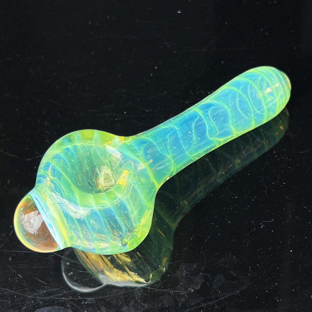 Sylme Green Coil Glass Pipe Glass Pipe Schutz Glass   